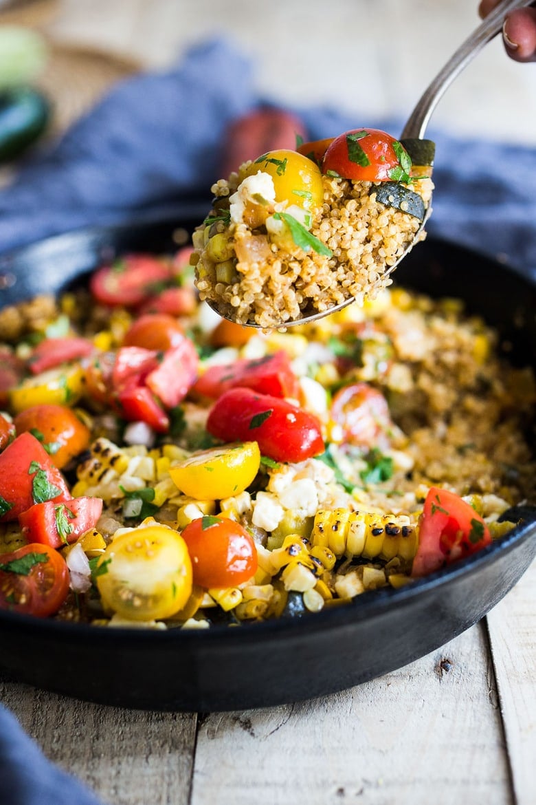 Here are our 30 Best Zucchini Recipes that are healthy, flavorful and not boring! Whether you are looking for baked zucchini recipes, vegetarian zucchini recipes, zucchini soups, zucchini salads, grilled zucchini, or zucchini bread recipes, or entire meals made out of zucchini, you'll find some new inspiration here!