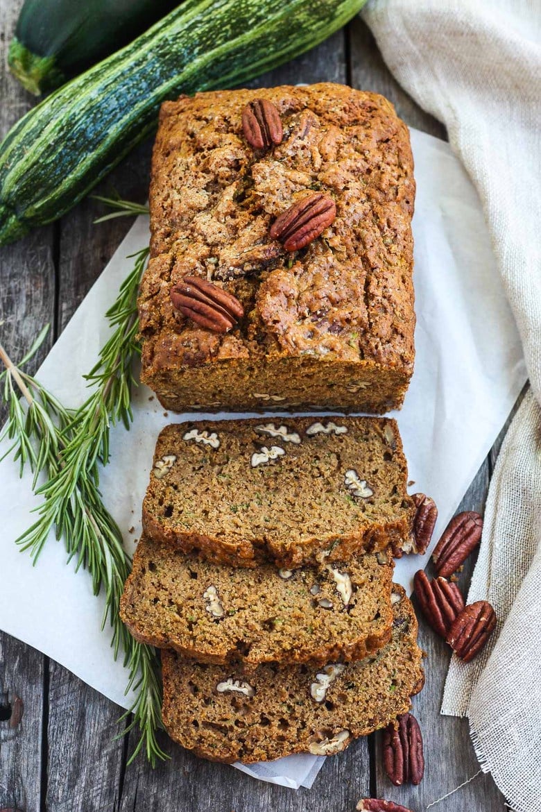 Our 20 Best Zucchini Recipes Our 20 Best Zucchini Recipes: zucchini bread on a board.